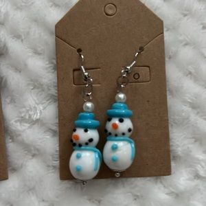 Christmas earrings handmade